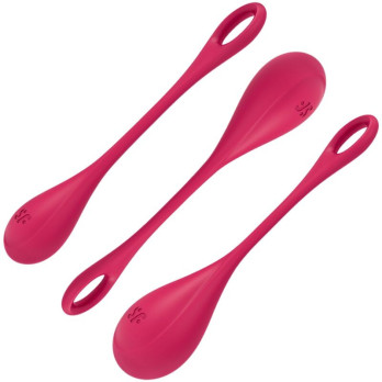 Satisfyer Yoni Power 1 Training Set - Red