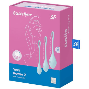 Satisfyer Yoni Power 2 Training Set - Blue