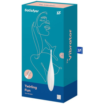 Satisfyer Twirling Fun Tip Vibrator - White