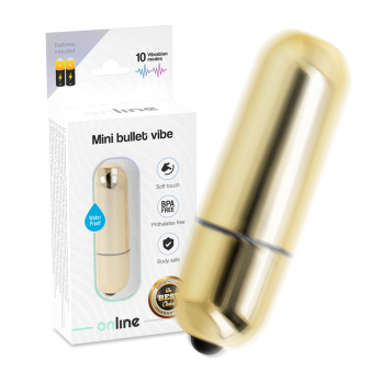 OnlineTrade- Mini Golden Vibrating Bullet