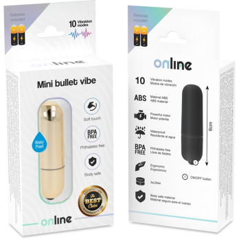 OnlineTrade- Mini Golden Vibrating Bullet