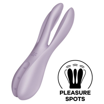 Satisfyer Threesome 2 Vibrator - Violet