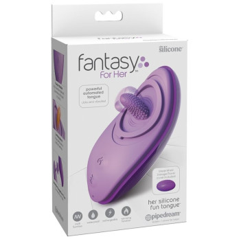 Fantasy For Her Her Silicone Fun Tongue - Purple