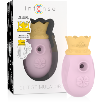 Intense Clit Stimulator 10 Licking And Suction Frequencies - Pink