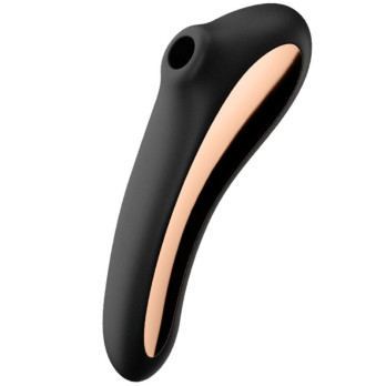 Satisfyer Dual Kiss Air Pulse Vibrator - Black