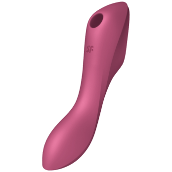 Satisfyer Curvy Trinity 3 Air Pulse Vibrator - Red