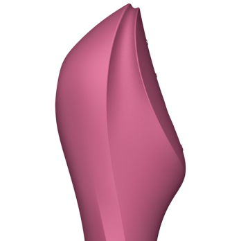 Satisfyer Curvy Trinity 3 Air Pulse Vibrator - Red