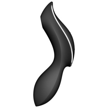 Satisfyer Curvy Trinity 2 Air Pulse Vibrator - Black