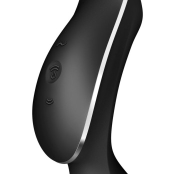 Satisfyer Curvy Trinity 2 Air Pulse Vibrator - Black