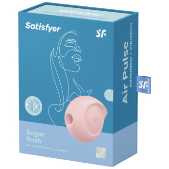 Satisfyer Sugar Rush Air Pulse Stimulator  Vibrator - Pink