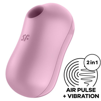 Satisfyer Cotton Candy Air Pulse Stimulator  Vibrator - Lilac