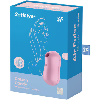 Satisfyer Cotton Candy Air Pulse Stimulator  Vibrator - Lilac