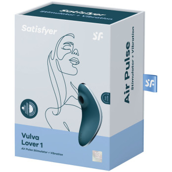 Satisfyer Vulva Lover 1 Air Pulse Stimulator  Vibrator - Blue