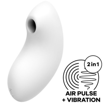 Satisfyer Vulva Lover 2 Air Pulse Stimulator  Vibrator - White