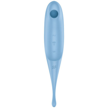 Satisfyer Twirling Pro Air Pulse Stimulator  Vibrator - Blue