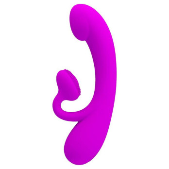 Pretty Love - Sincere Silicone Vibrator And Stimulator Purple