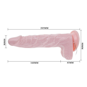 Ly - Baile Super Rota Dong Realistic Dildo 20.5Cm