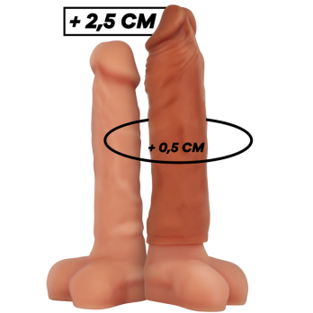 VirilxlTrade - Liquid Silicone V5 Brown Penis Extension