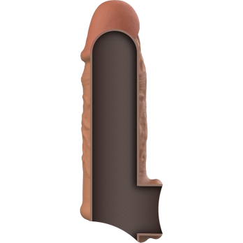 VirilxlTrade - Liquid Silicone V7 Brown Penis Extension