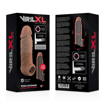 VirilxlTrade - Liquid Silicone V7 Brown Penis Extension