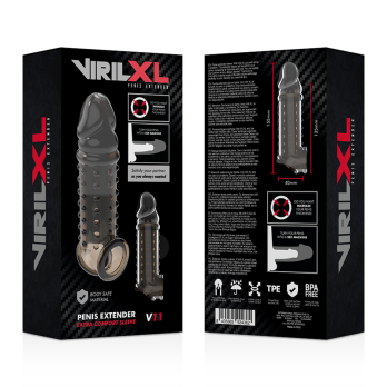 VirilxlTrade - Penis Extension And Sheath V11 Black