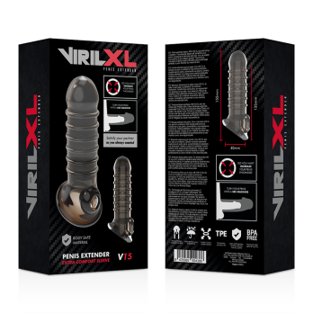 VirilxlTrade - Penis Extension And Sheath V15 Black