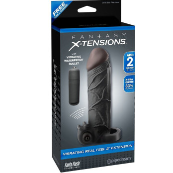 Vibrating Real Feel 2 Extension Black