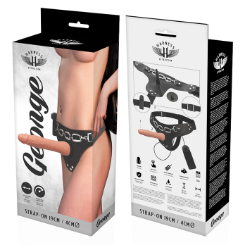 Harness Attraction™ - Rnes George Realistic Vibrator 19 X 4Cm