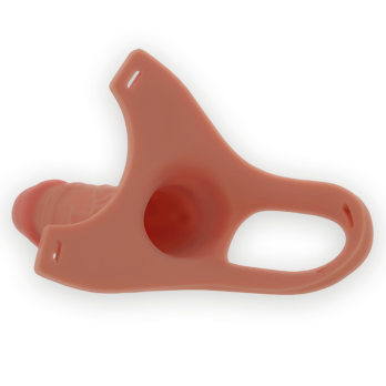 Intense - Hollow Strap-On Silicone Extender 16 X 3.5 Cm