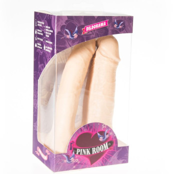 Pink Room Arthus Realistic Double Dildo Flesh 17Cm/15.5Cm