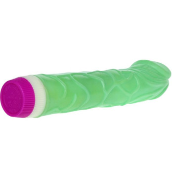 Waves Of Pleasure Vibrator 23 Cm Green