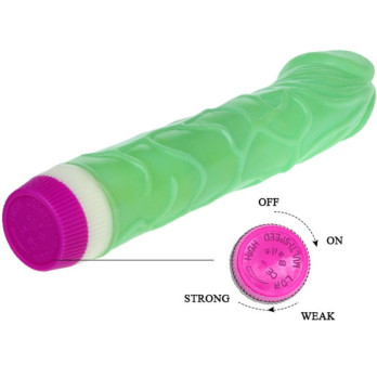 Waves Of Pleasure Vibrator 23 Cm Green