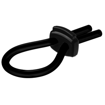 Erecto Med Silicone Black Ring - M