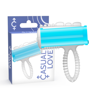 Casual Love™- Casual Ring Tongue Vibrating Blue