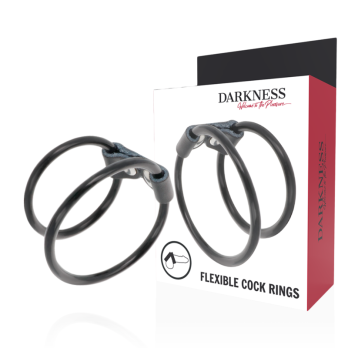 DarknessTrade - Double Flexible Penis Ring