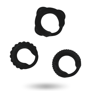 Addicted Toys  C-Ring Set Black