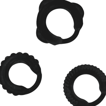 Addicted Toys  C-Ring Set Black