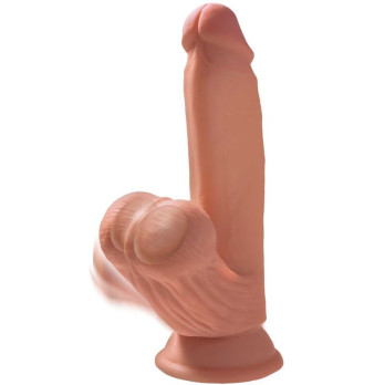 King Cock Plus 3D Cock Swinging Balls 15.2 Cm