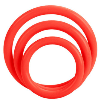 Calex Tri-Rings Set Red