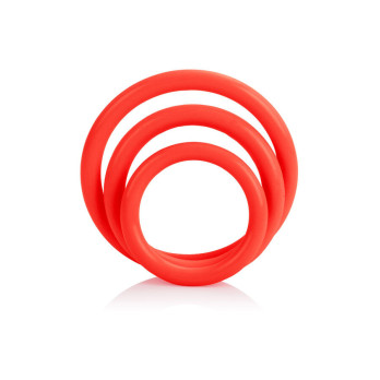 Calex Tri-Rings Set Red