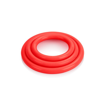 Calex Tri-Rings Set Red