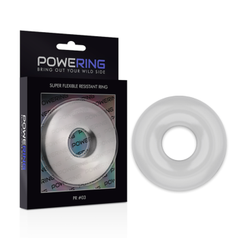 PoweringTrade - Super Flexible And Resistant Penis Ring 5Cm Pr03 Clear