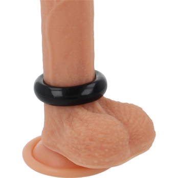 PoweringTrade - Super Flexible And Resistant Penis Ring 3.8Cm Pr04 Black