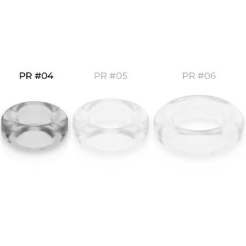 PoweringTrade- Super Flexible And Resistant Penis Ring 3.8Cm Pr04 Clear