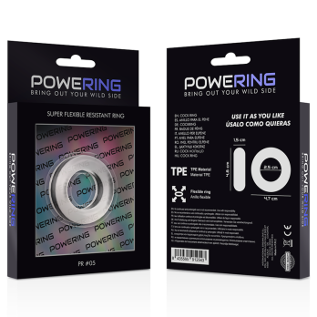 PoweringTrade- Super Flexible And Resistant Penis Ring 4.8Cm Pr05 Clear