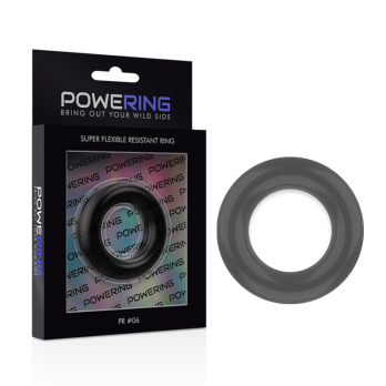 PoweringTrade- Super Flexible And Resistant Penis Ring 5.5Cm Pr06 Black