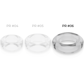 PoweringTrade- Super Flexible And Resistant Penis Ring 5.5Cm Pr06 Clear