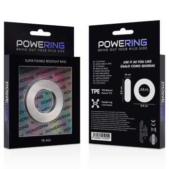 PoweringTrade- Super Flexible And Resistant Penis Ring 5.5Cm Pr06 Clear