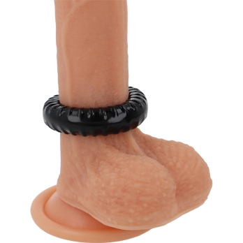 PoweringTrade- Super Flexible And Resistant Penis Ring 4.5Cm Pr07 Black