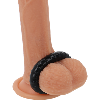 PoweringTrade- Super Flexible And Resistant Penis Ring 4.5Cm Pr07 Black